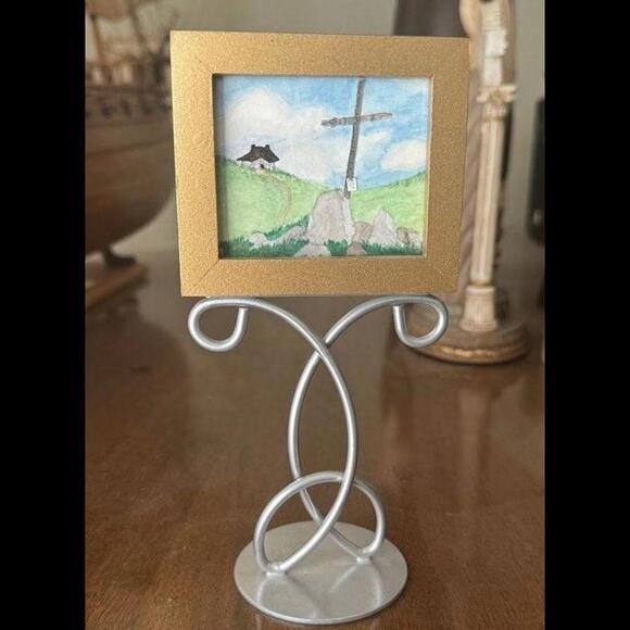 Mini Portrait #5 | “Correspondence” | Original Wall Art Home Decor - Picture 1 of 3